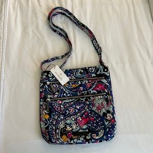 NWT Whimsical Paisley Triple Zip Hipster
